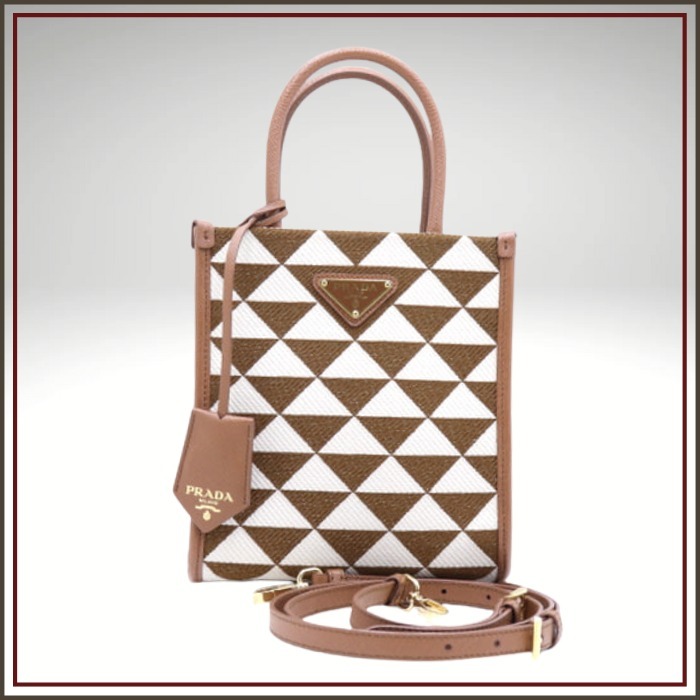 PRADA プラダ / ミニ トート クロスバッグ【Aランク 付属品有】