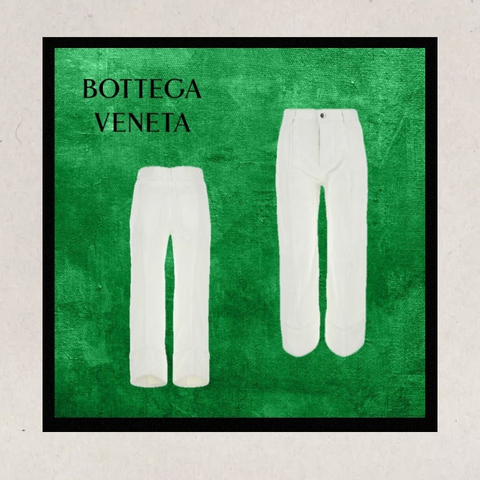 【関税込み】Bottega Veneta White Denim Jeans