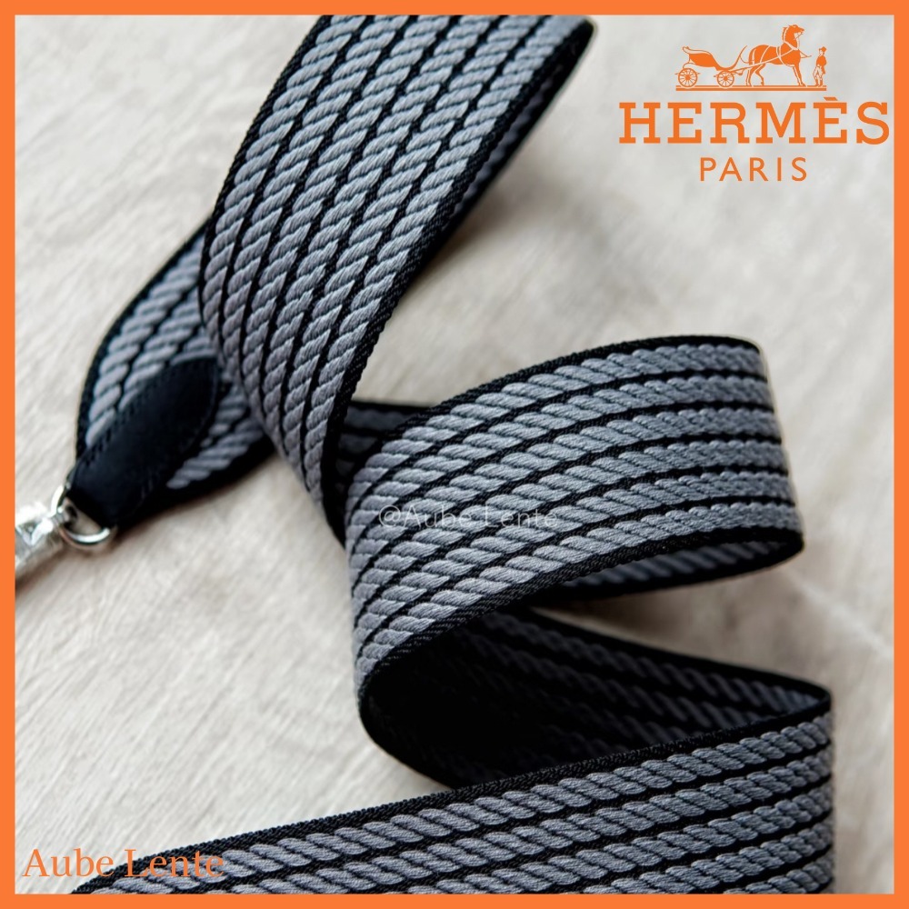 遊び心◎【HERMES】Cordage 50mm バッグストラップ キャンバス