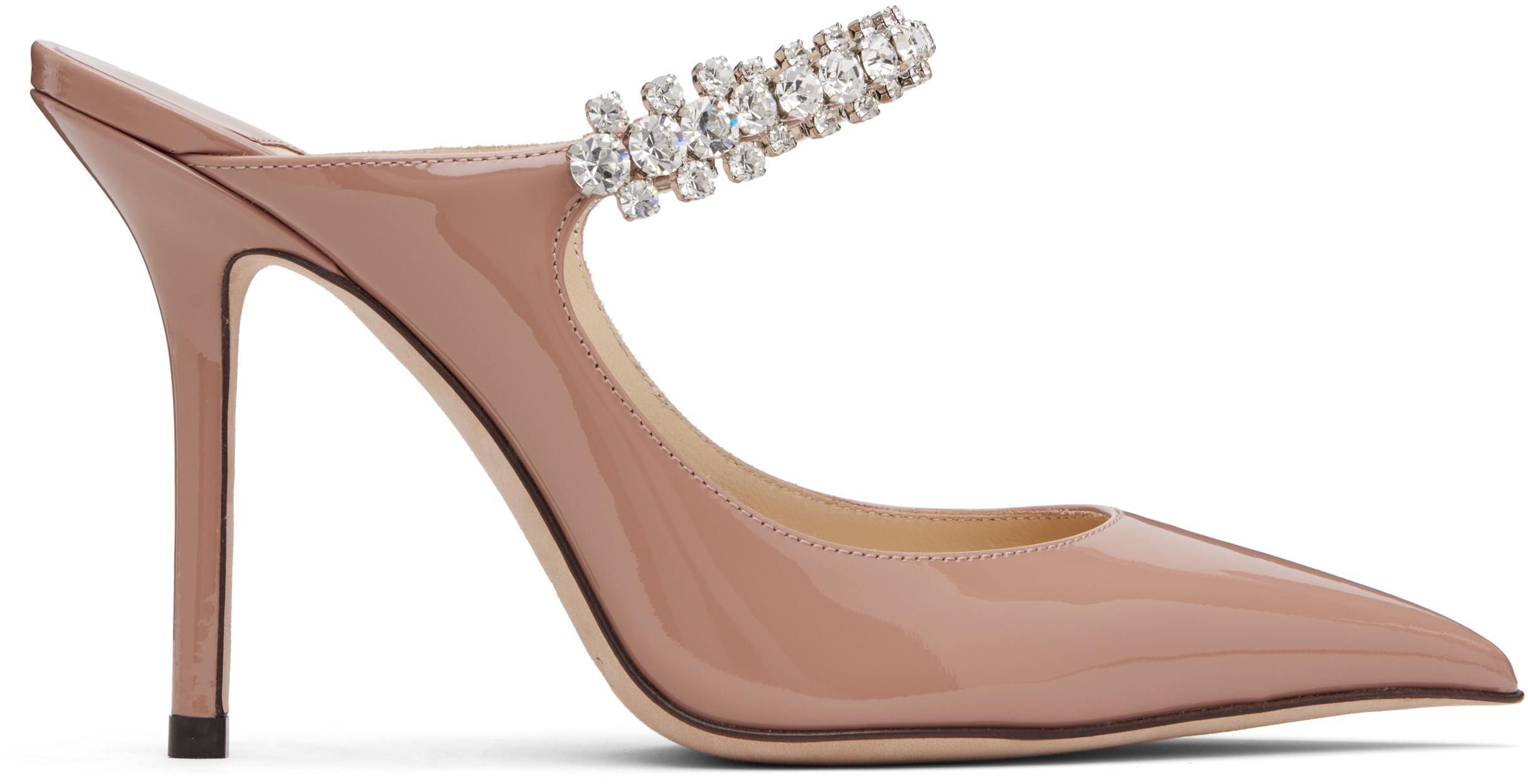【関税込み】Jimmy Choo ピンク Bing 100 ミュール