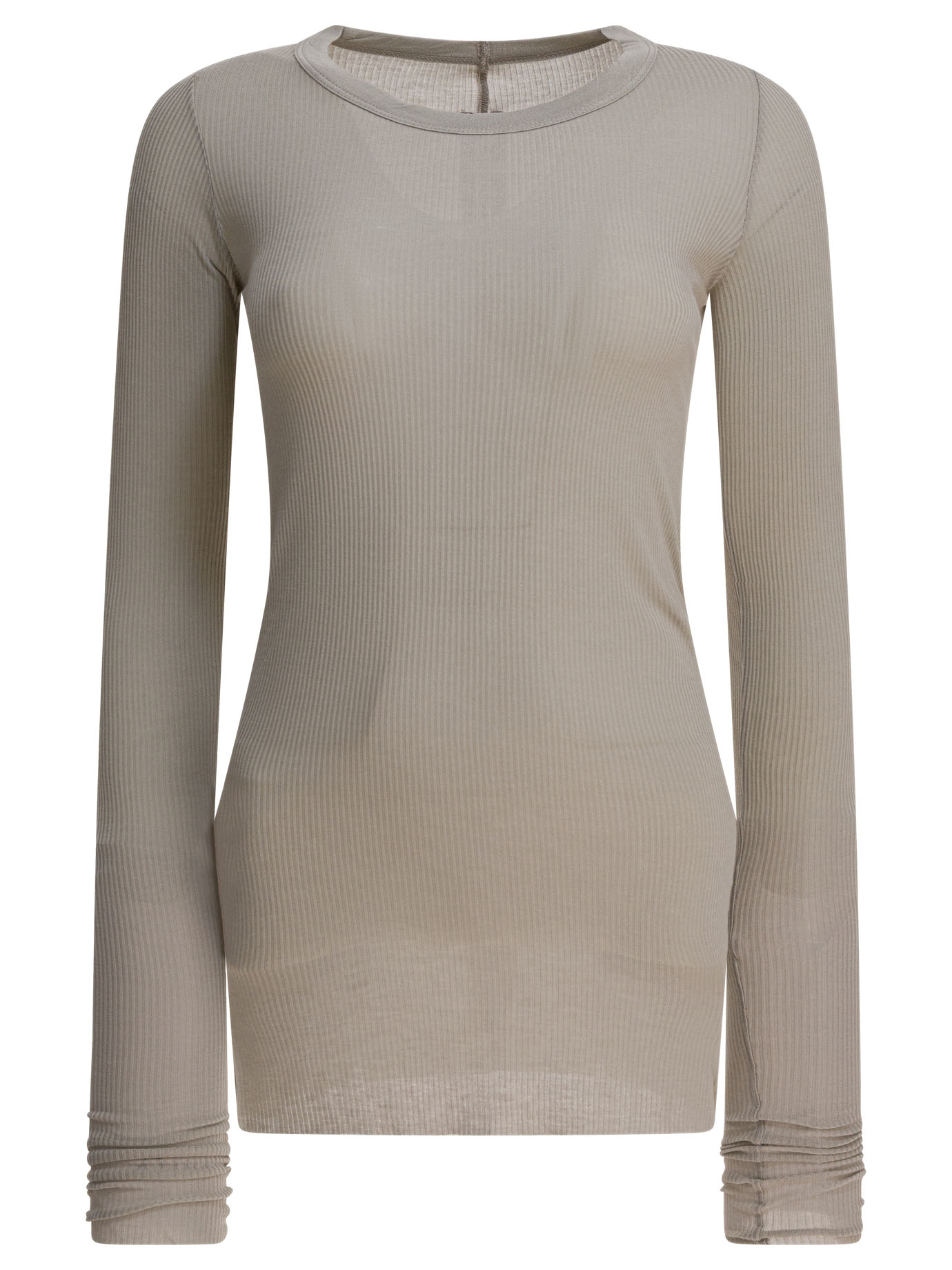 Tシャツ・カットソー Rick Owens Ribbed viscose and wool T-shirt