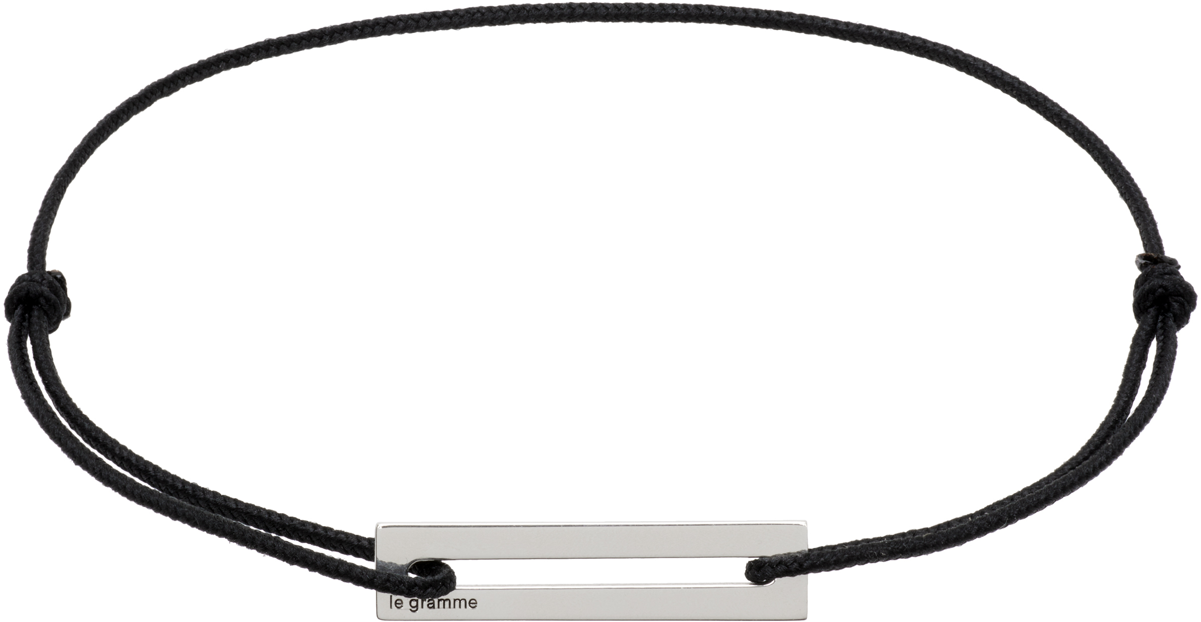 【関税込み】Le Gramme Perforated Cord 'Le 1.7g' ブレスレット