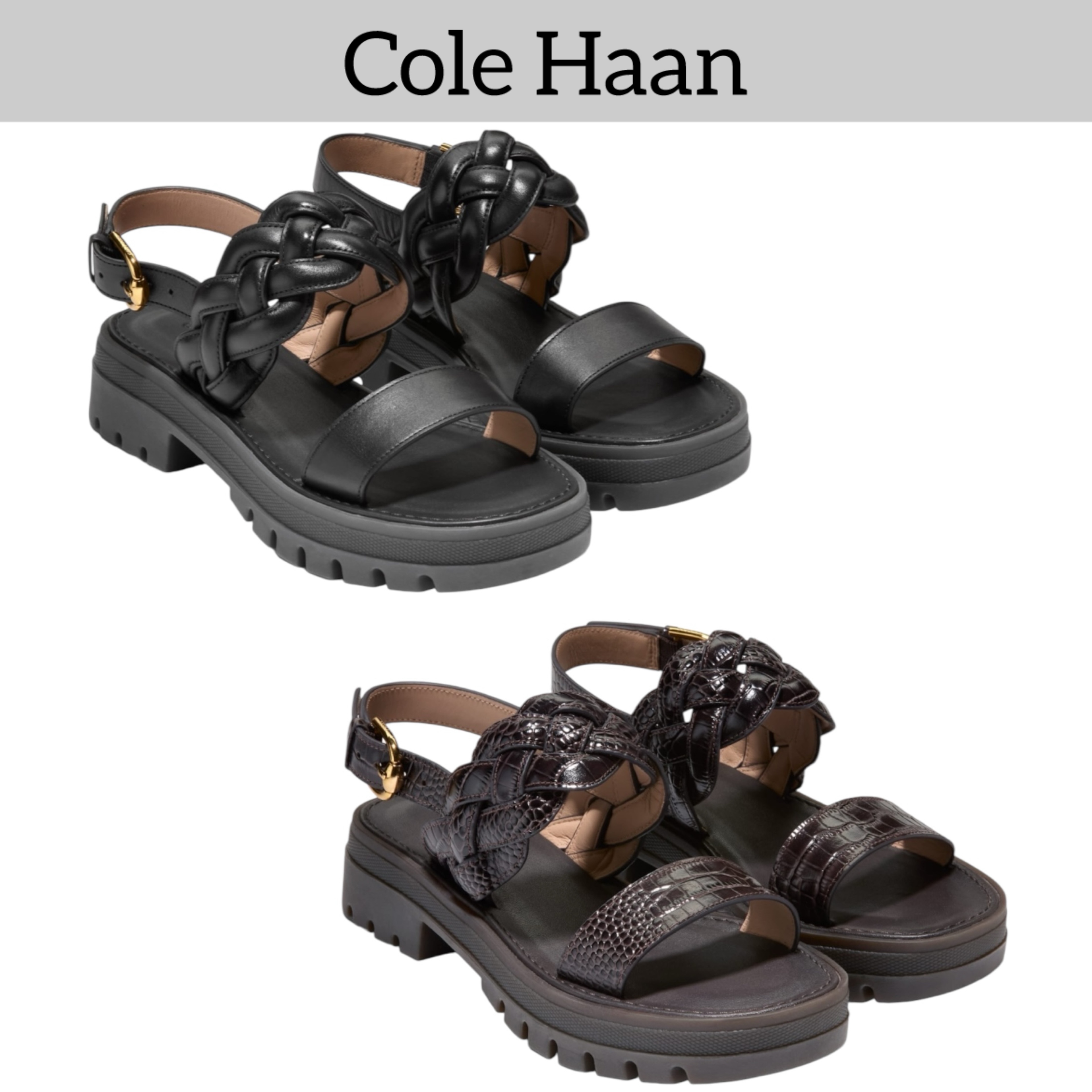 新作★COLE HAAN★夏の定番♪厚底クレシダ ラグサンダル