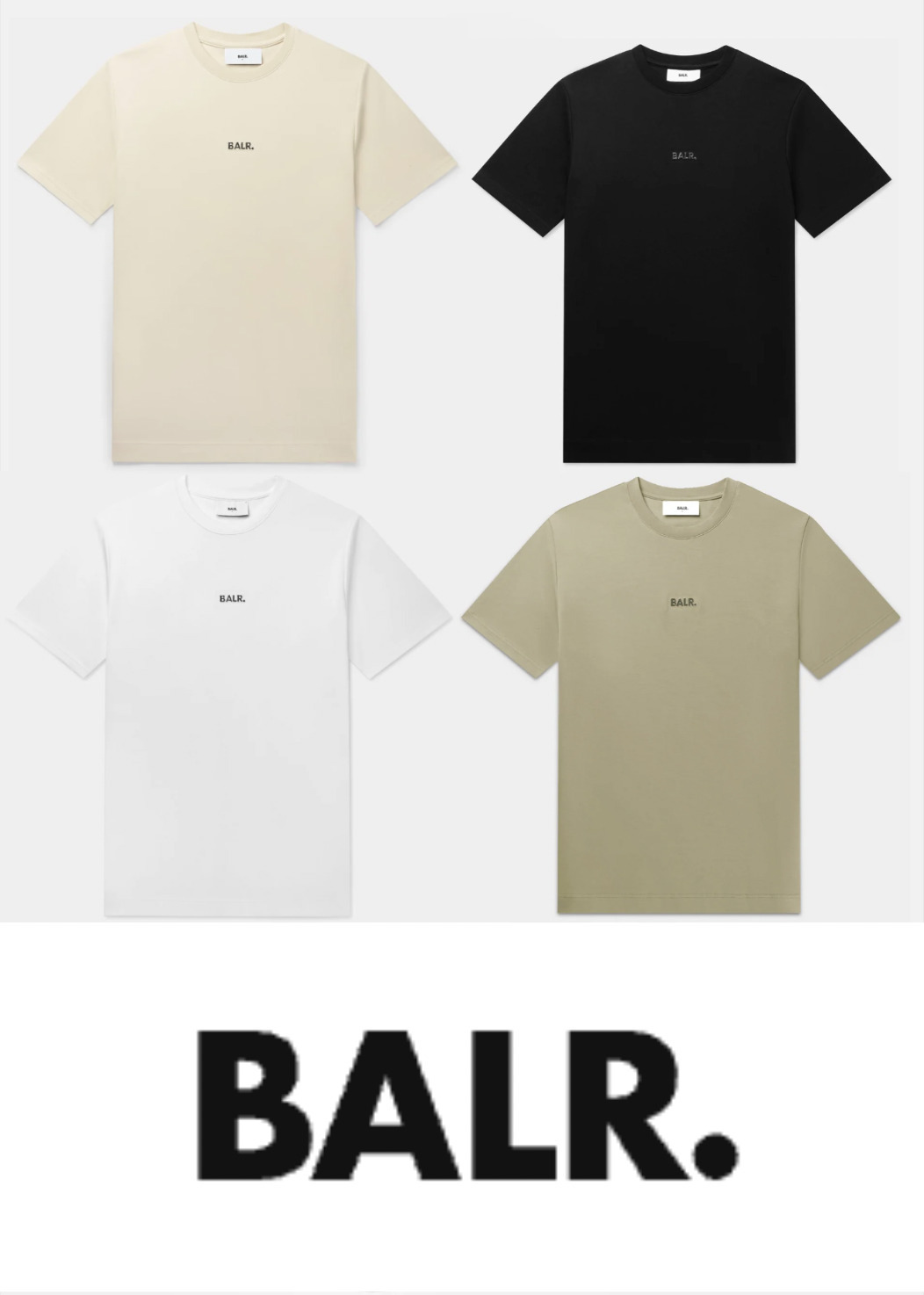 ☆BALR. Q-Series Regular Fit T-Shirt ボーラー Tシャツ☆