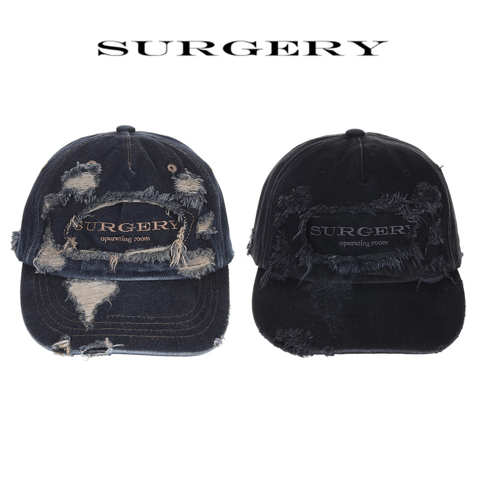【SURGERY】SURGERY DESTROYED DENIM CAP