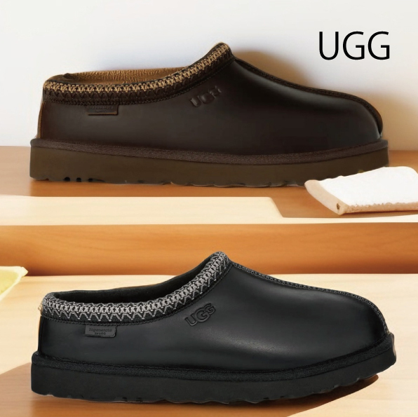 【UGG】Men's Tasman Leather Regenerate スリッポン
