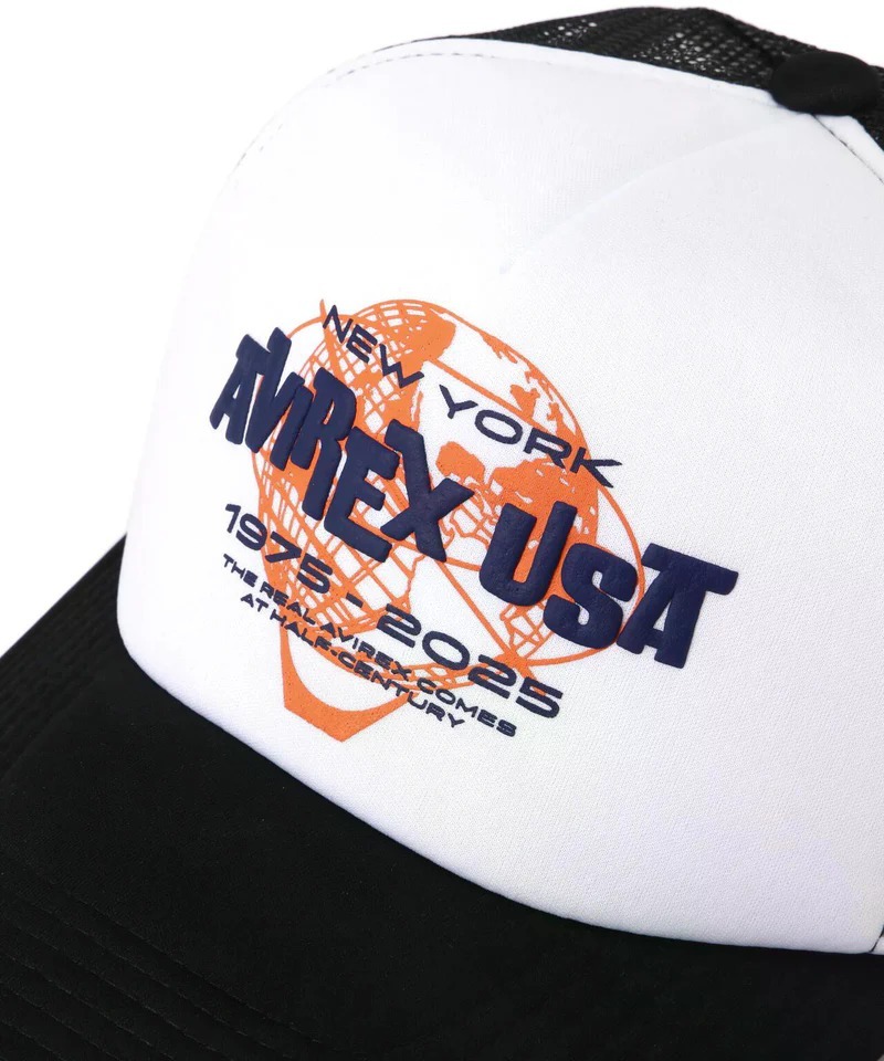 国内発送☆AVIREX☆VARSITY MESH CAP ”EARTH”