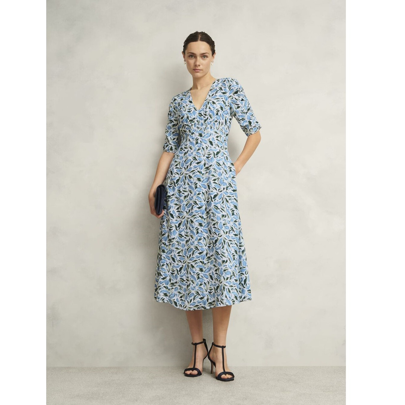 HOBBS LONDON ボニー ミディ ティー ドレス