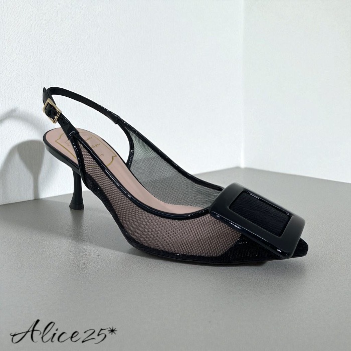 セール☆ [Roger Vivier] ミュール サンダル ブラック