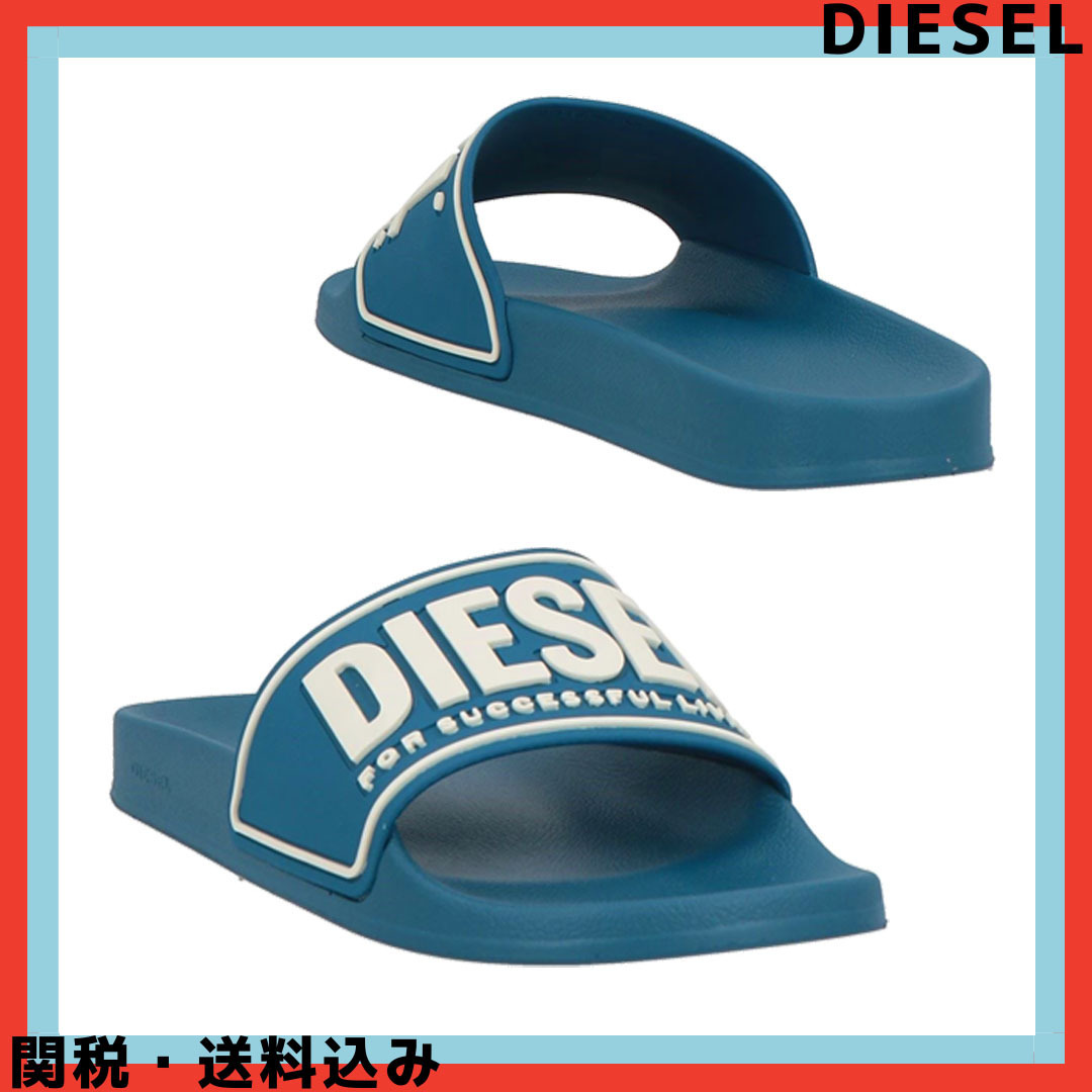 サンダル【DIESEL】関税・送料込み ポリウレタン 裏地あり ロゴ