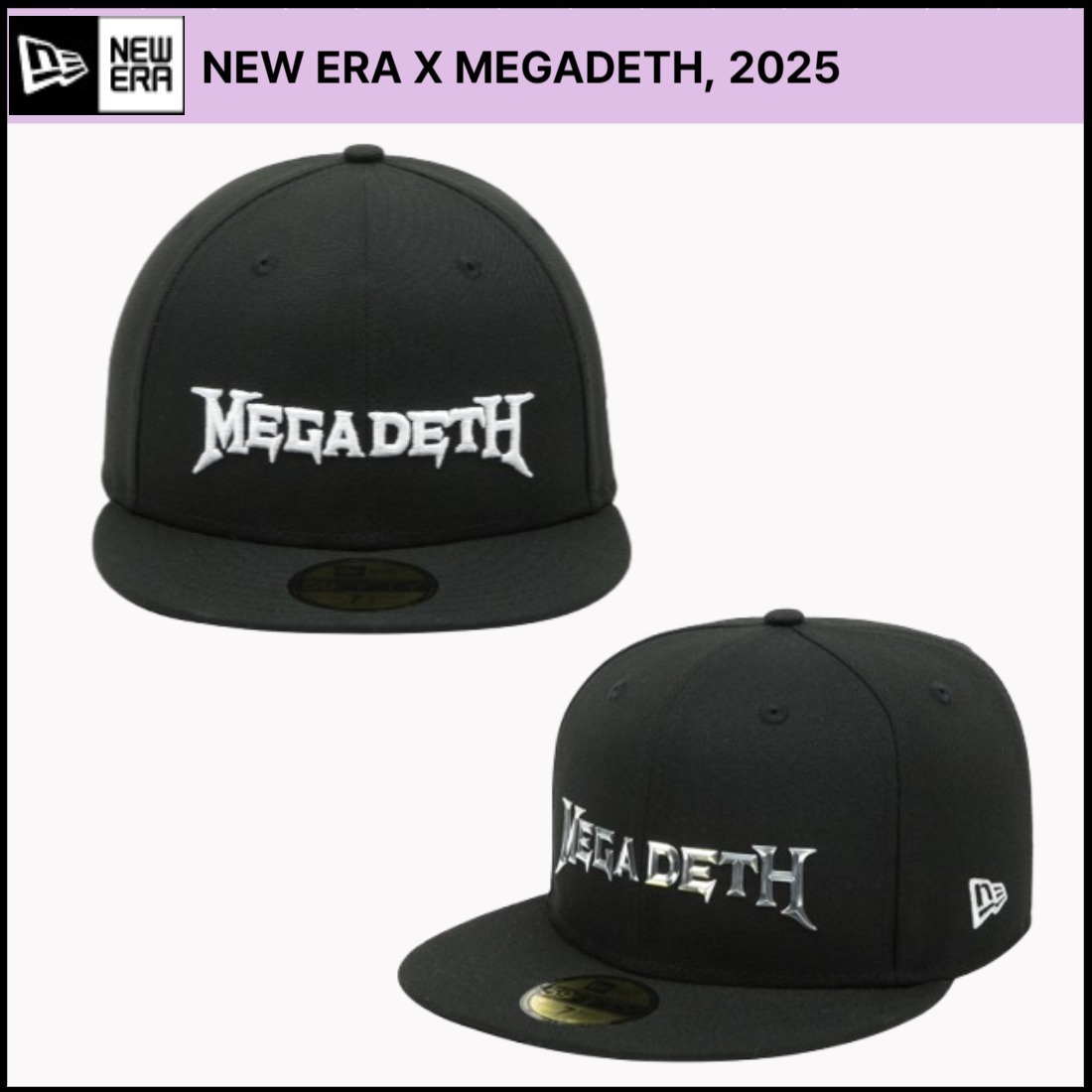 Newera■X MEGADETH Size Cap■送料込