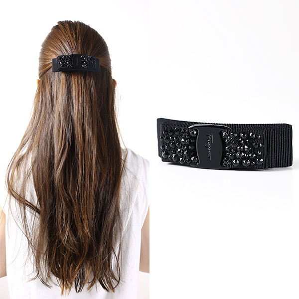 Salvatore Ferragamo バレッタ VARA Crystal Hair Clip 341693