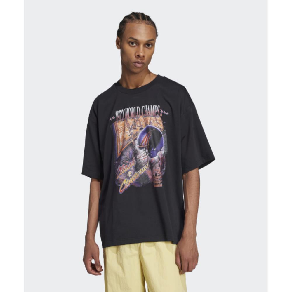 ★adidas★ ADILENIUM 3 GRAPHIC TEE BLACK JY6297