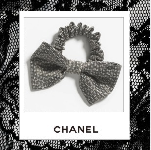 上品なリボン♡【CHANEL】シュシュ