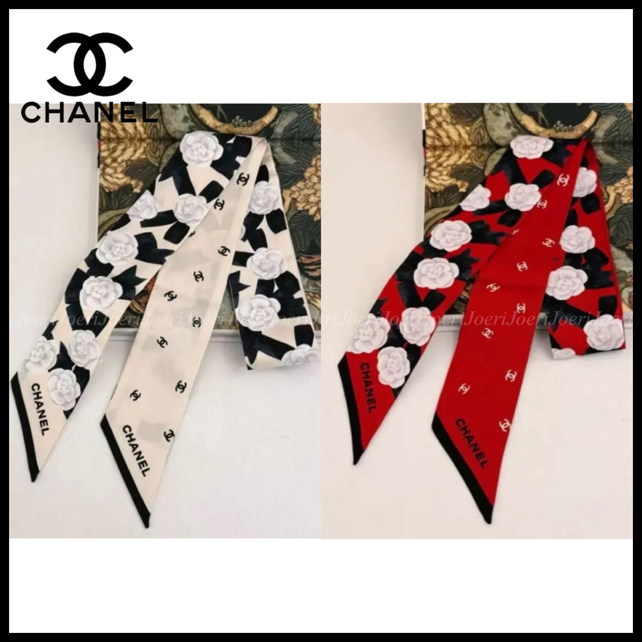【存在感のあるデザイン♡】CHANEL ツイリー