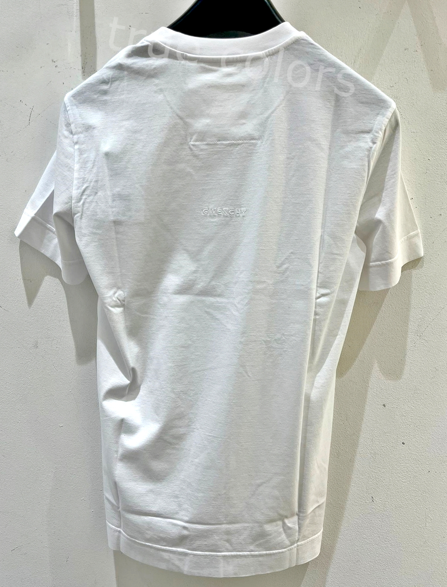 GIVENCHY ジバンシィ 4Gスモールロゴ刺繍 半袖 Tシャツ*WHITE