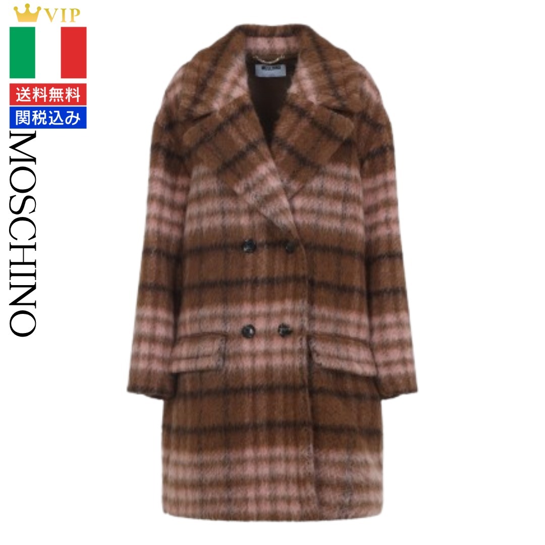 VIP【関税送料無料】希少 Moschino Check Coat