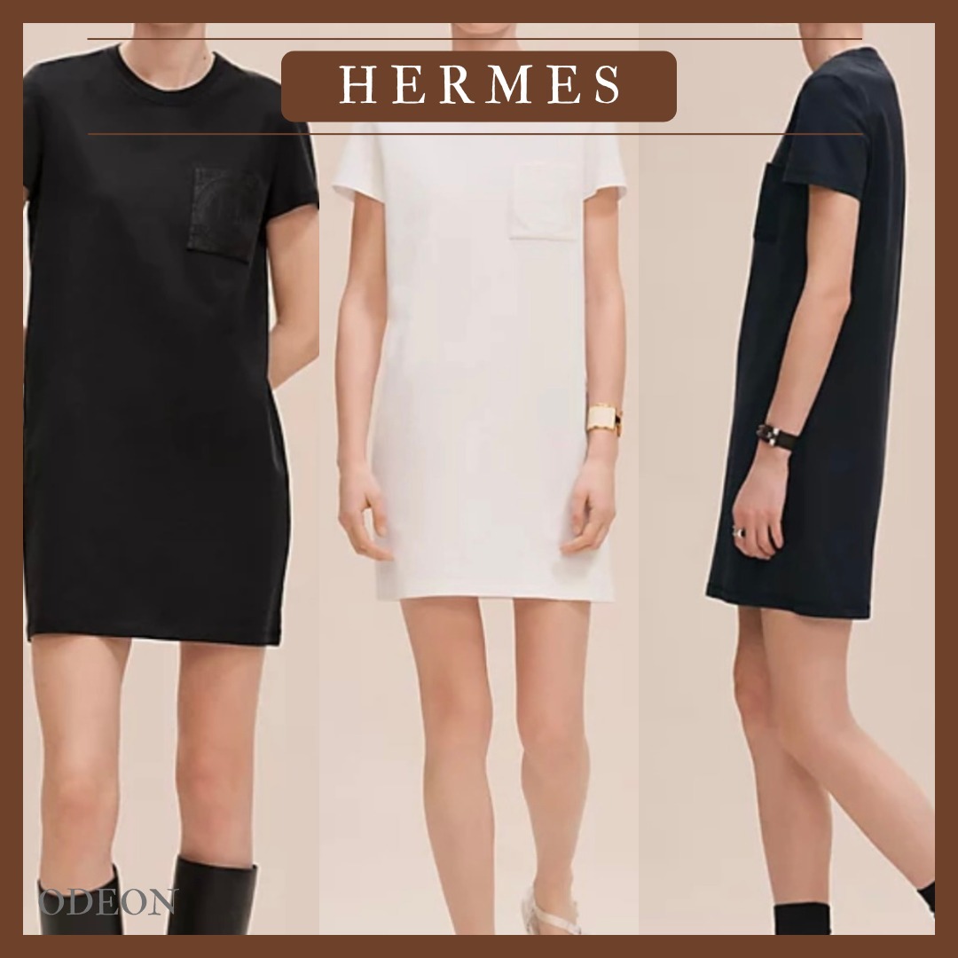 *夏の輝き*【HERMES】刺繍ワンピ ワンピース ドレス