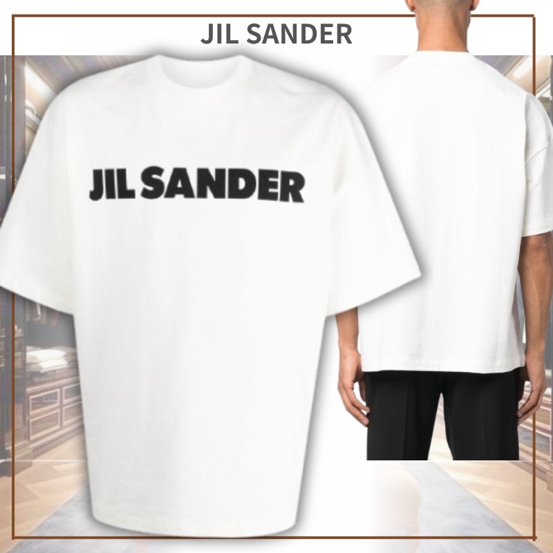 普段使いに JIL SANDER コットンジャージー ロゴTシャツ