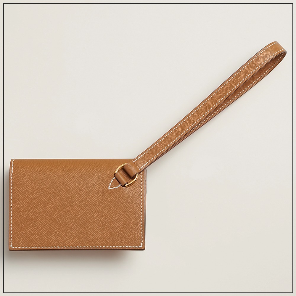 《洗練された大人デザイン》HERMES カーフスキンウォレット