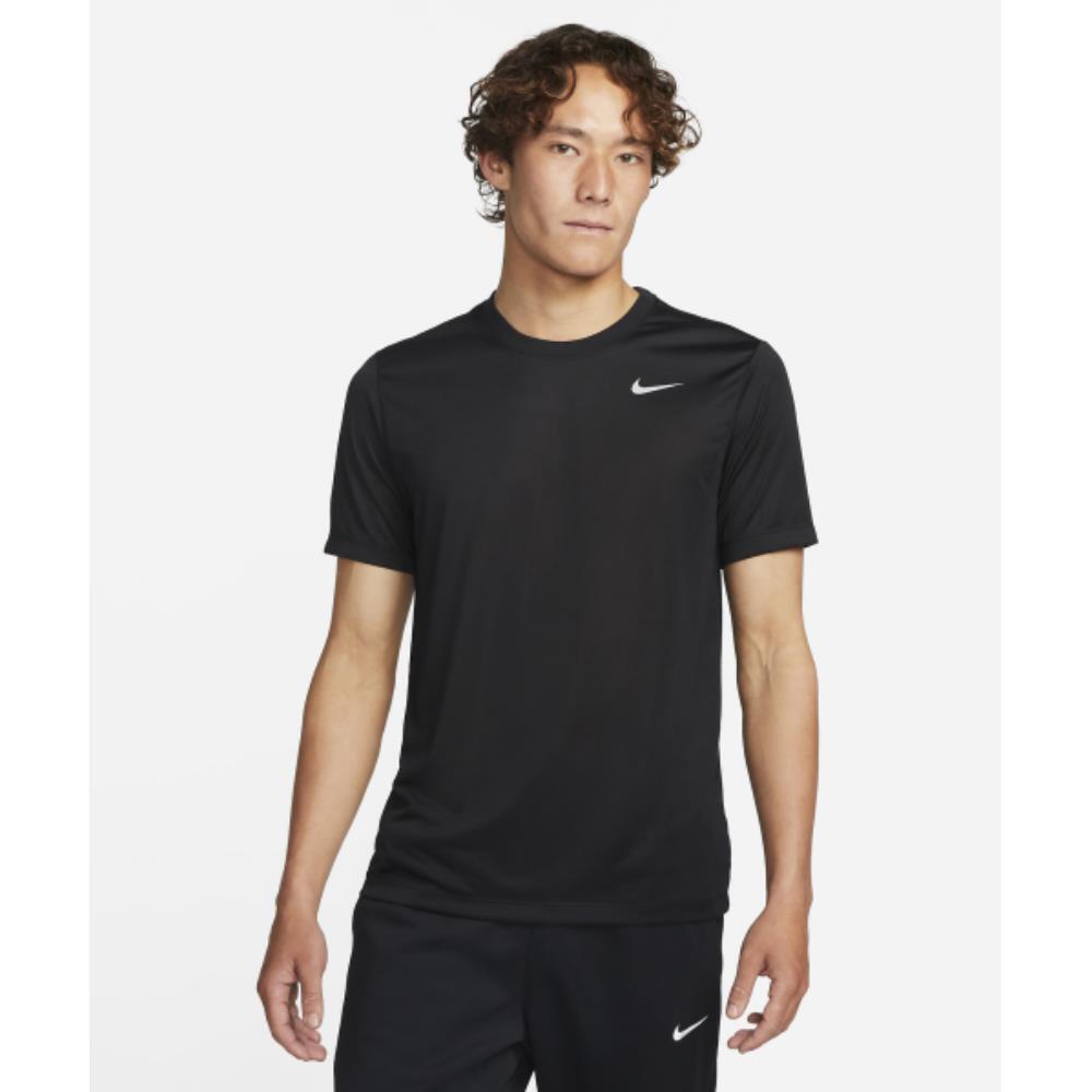 ★Nike★ Dry Fit Fitness T-Shirt M Black Matte Silver DX0990