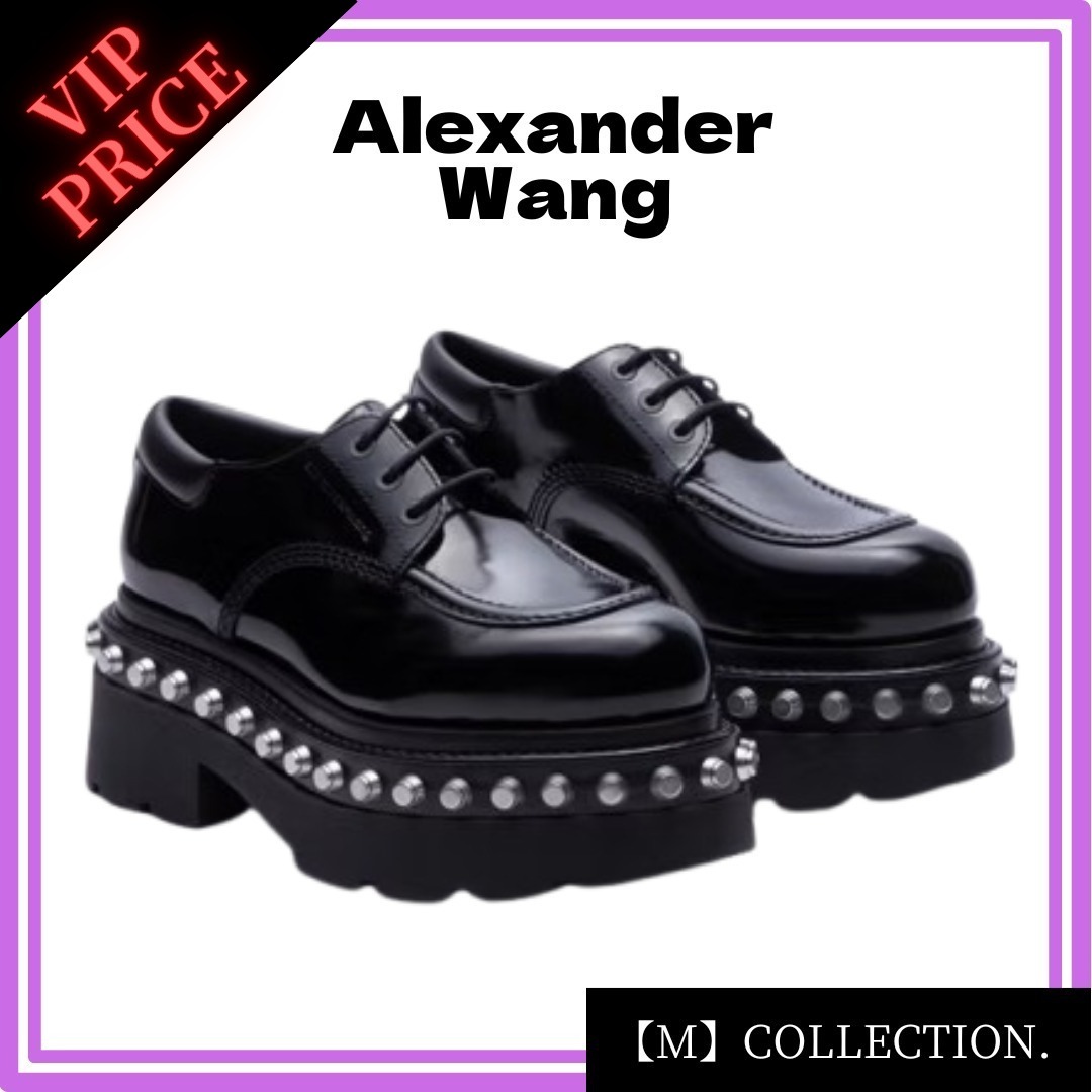 ☆★VIP価格★☆『Alexander Wang』ブラック ダービーシューズ