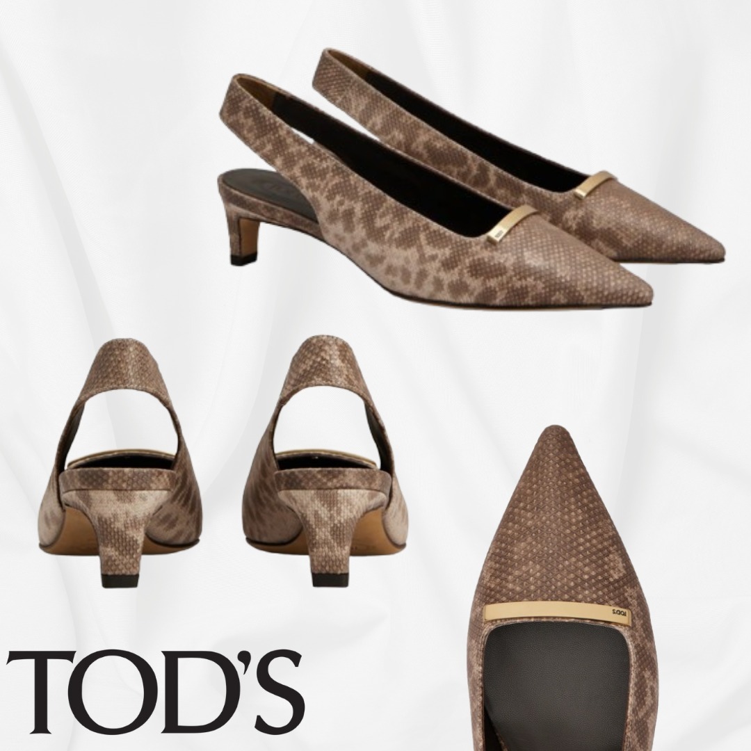 【TOD'S】スリングバック パンプス