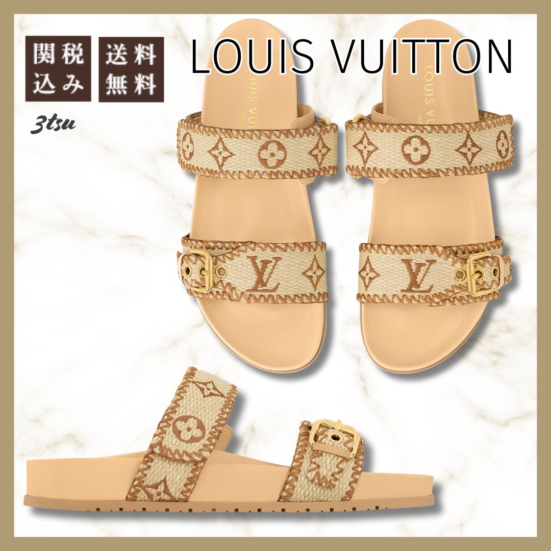 Louis Vuitton★Bom Dia Flat Comfort Mule サンダル レディース