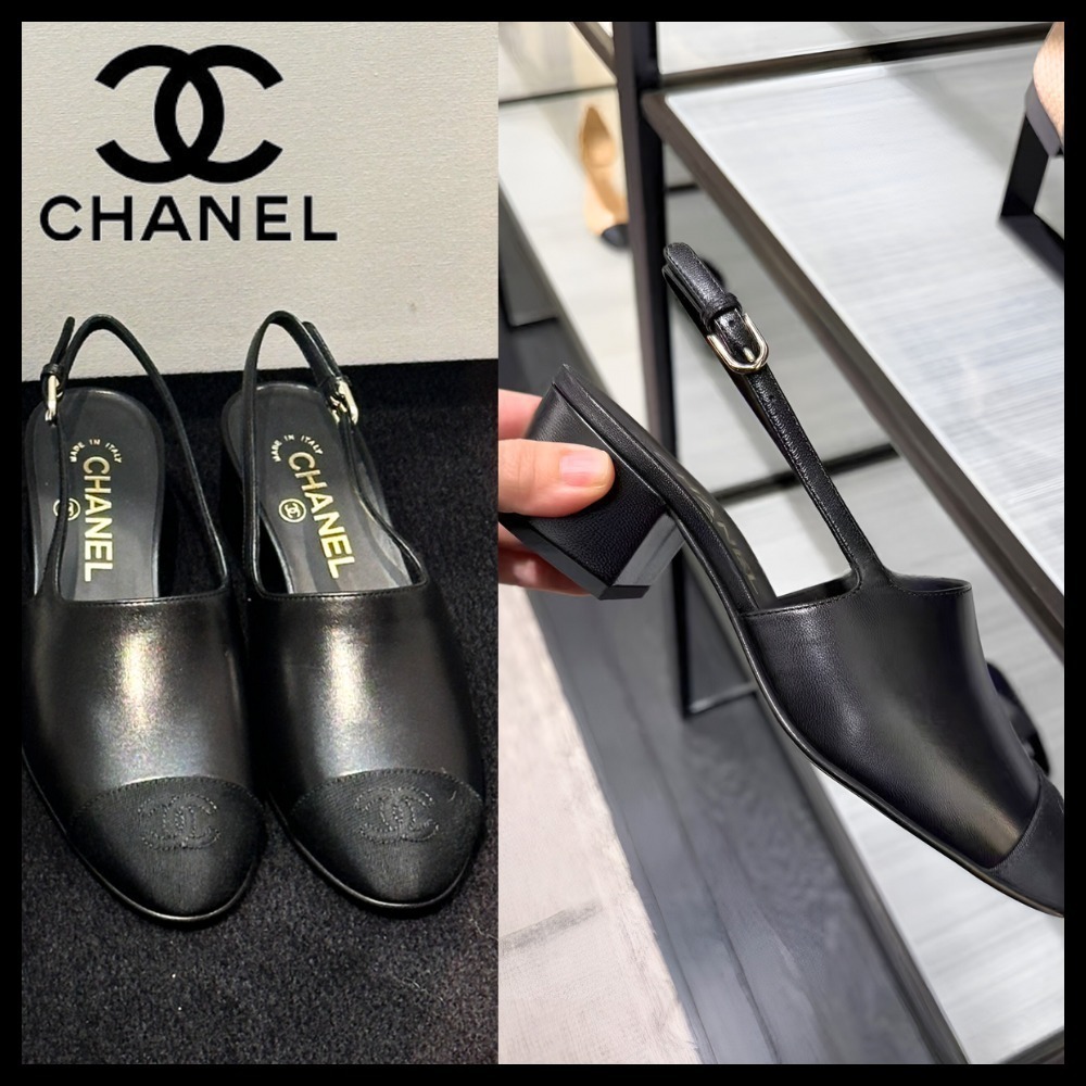 【美脚効果◎大人上品】CHANEL パンプス ヒール