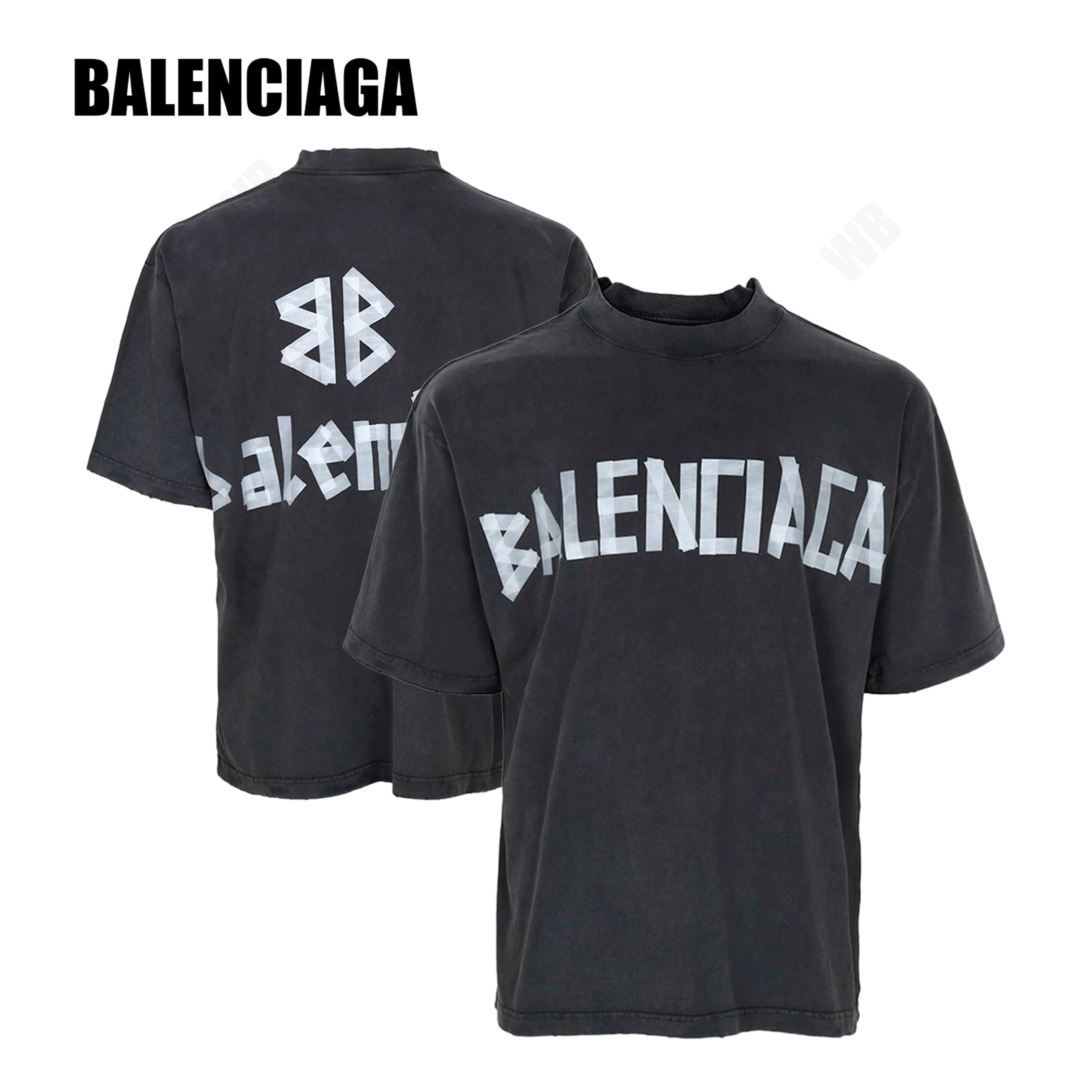 [BALENCIAGA] メンズ New Tape Type Tr Tシャツ ☆送料込☆