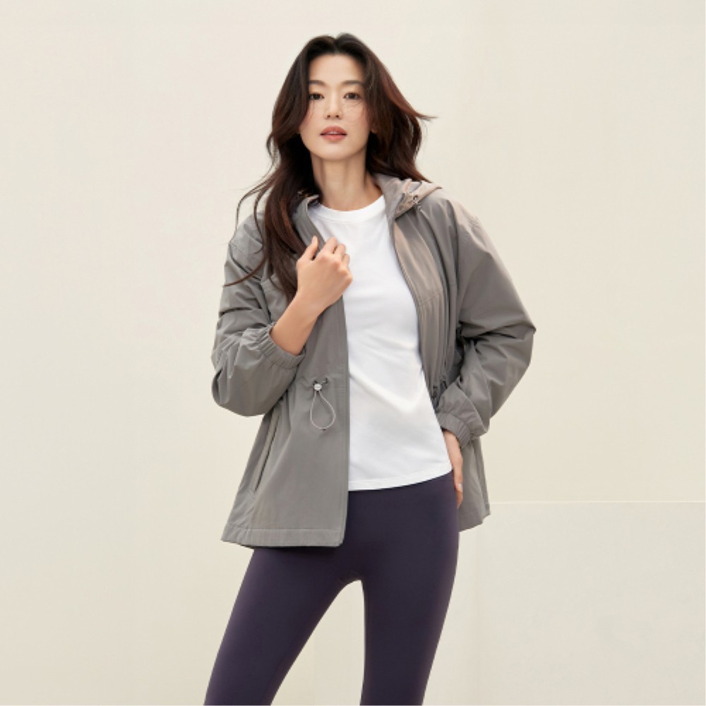 ★andar★ Woven Plus Peach Lining Wind Jacket