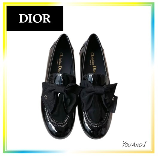 《優雅なリボンディテール☆》【DIOR】Diorissimo ローファー