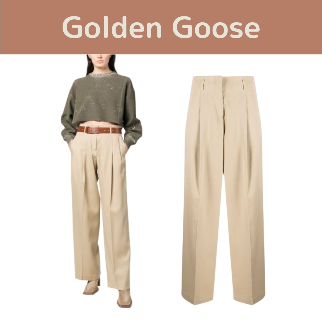 【関税込み】★Golden Goose★ワイドレッグパンツ GWP01203P