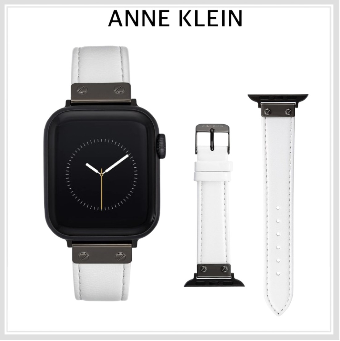 【Anne Klein】レザーバンド Apple Watchバンド 送料込★