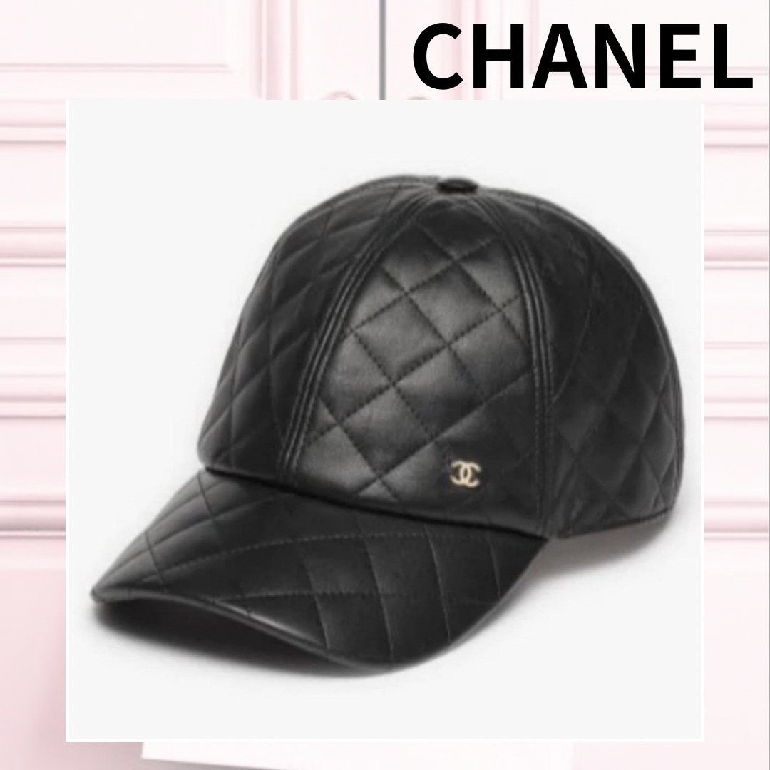 【即完売品 クールに決まる】CHANEL キャップ ブラック