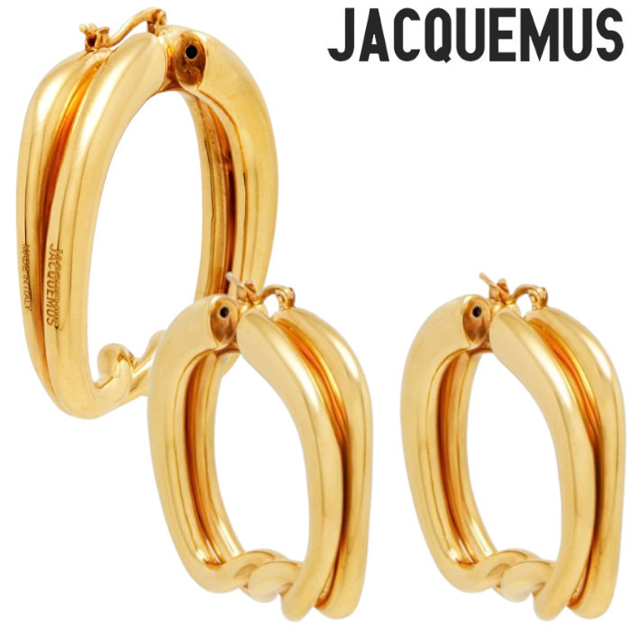 JACQUEMUS【関税込み＊送料無料】ゴールド フープ ピアス