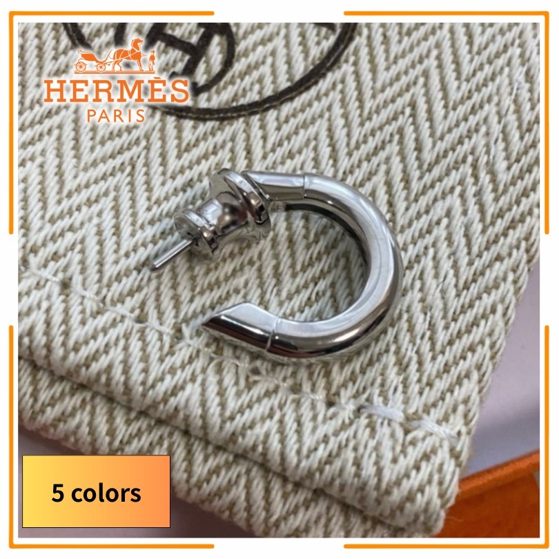 遊び心あるデザイン【HERMES】Sabot シングルピアス