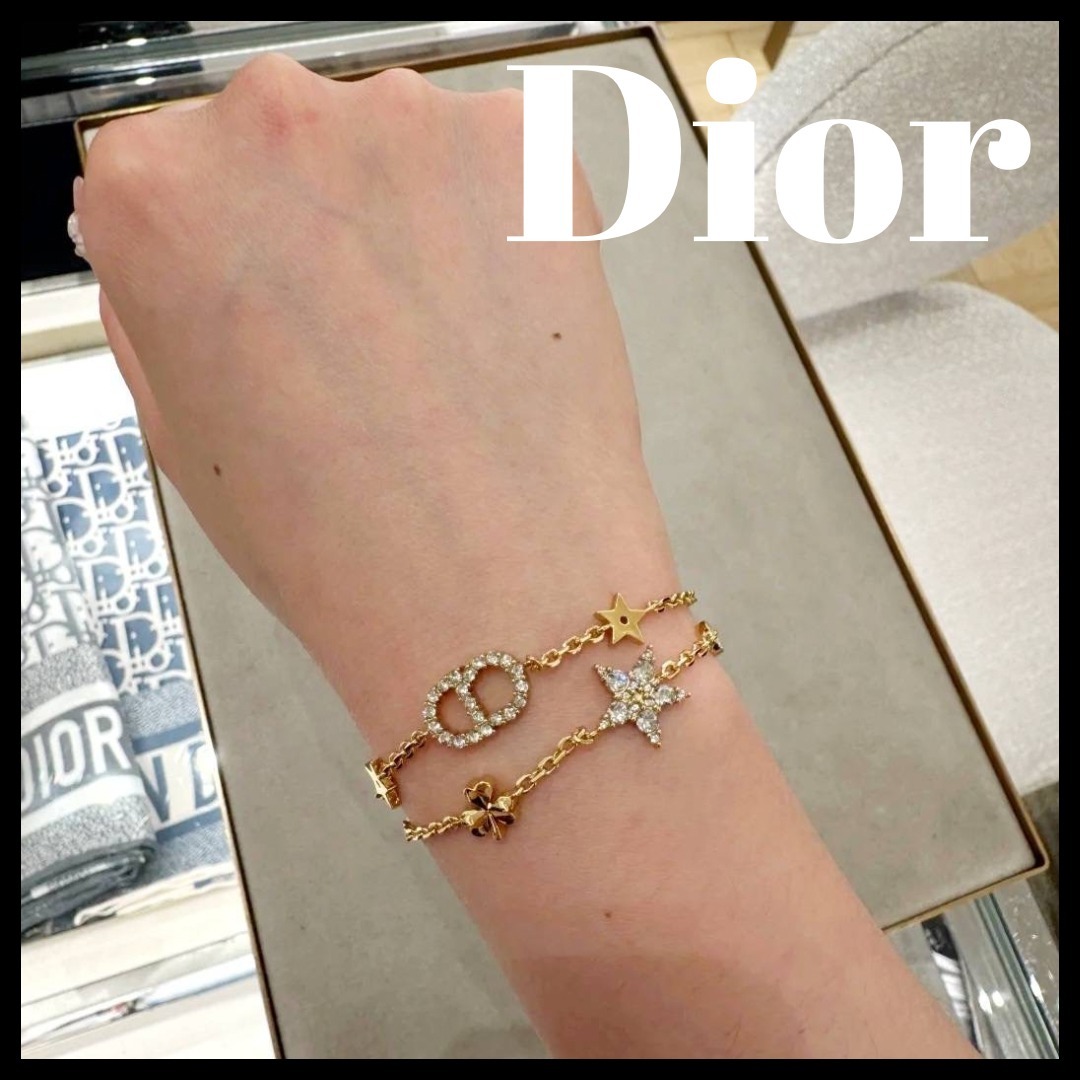 【気分に合わせて自由にアレンジ】Dior ブレスレット2点セット