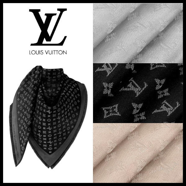 【幅広く活躍する】Louis Vuitton☆ショール・ムーンライト