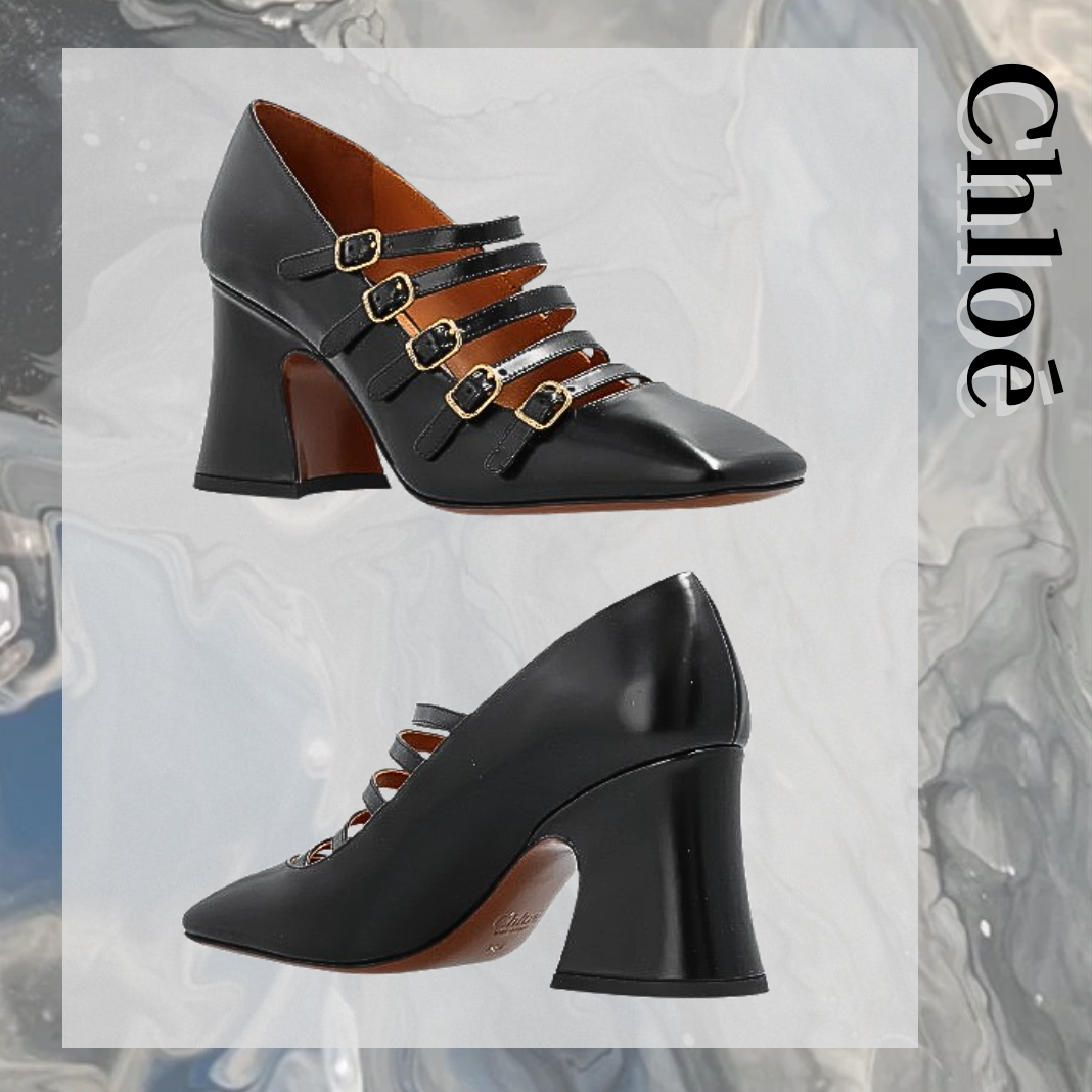 Chloe ジャニス ヒールパンプス ブラック