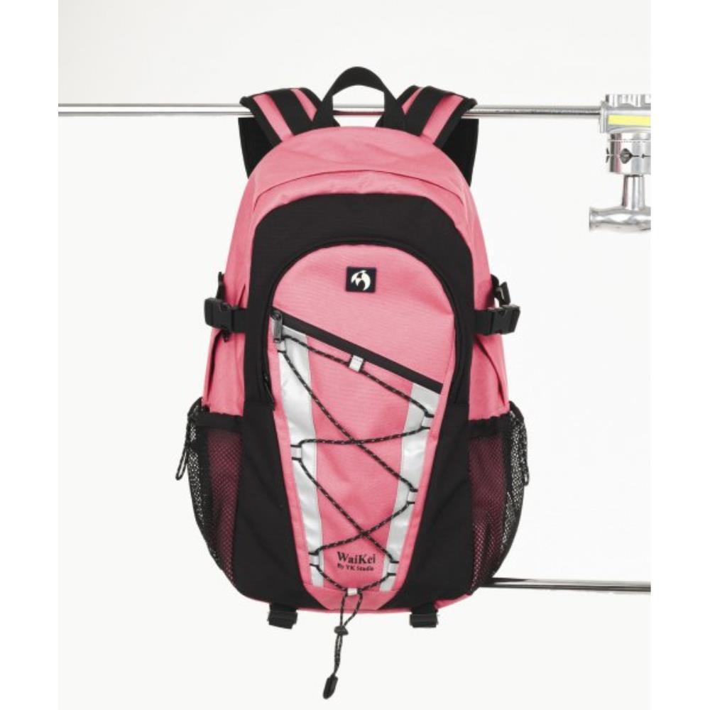 ★Wai Kei★ Reflective String Backpack Pink YK23SSAC01