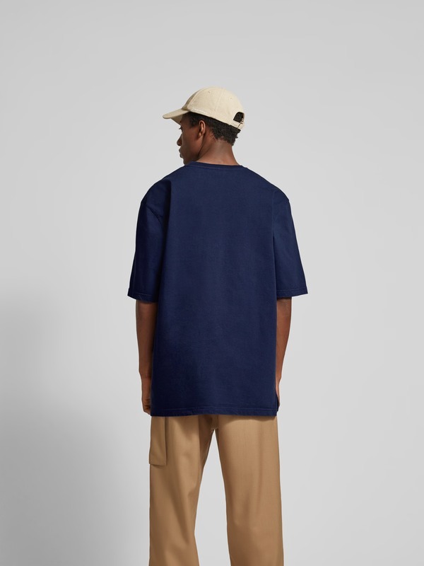 “MARNI” ロゴパッチネックTシャツ