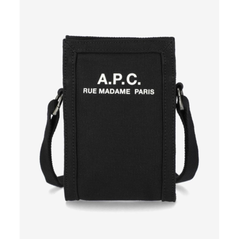 ★A.P.C.★ RECUPATION POUCH CROSS BAG BLACK CODBMH61931LZZ C