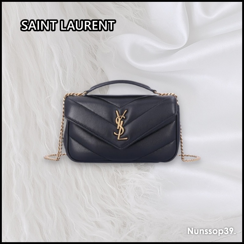 《SAINT LAURENT》 トイ モノグラム ルル ショルダーバッグ