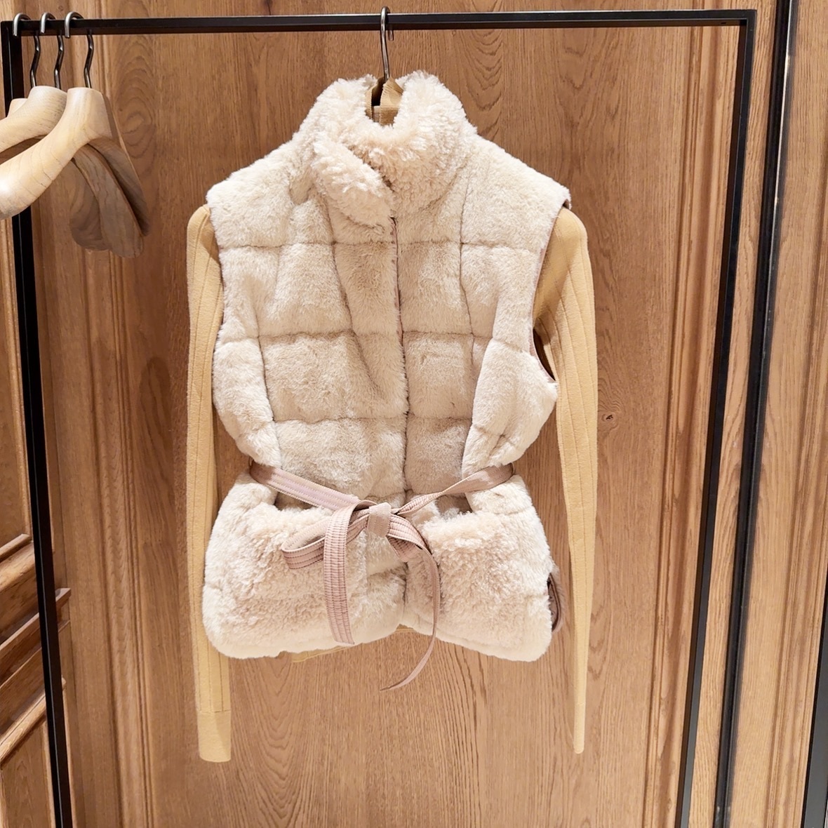 関税込 Moncler Joui Teddy Down Gilet