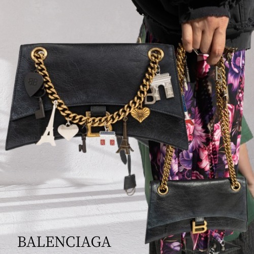 BALENCIAGA◆ クラッシュチェーン スモールショルダーバッグ