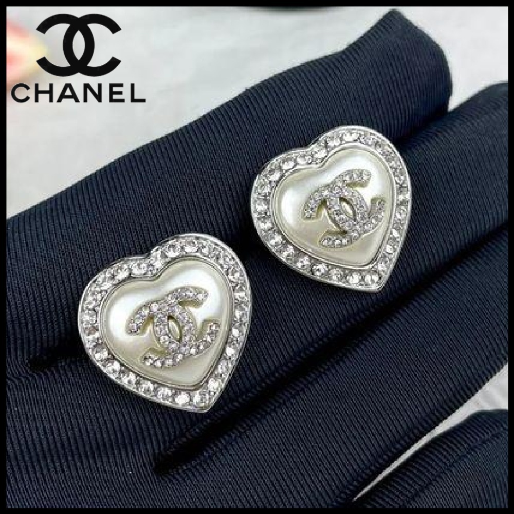 【おしゃれ☆】CHANEL ピアス ハート