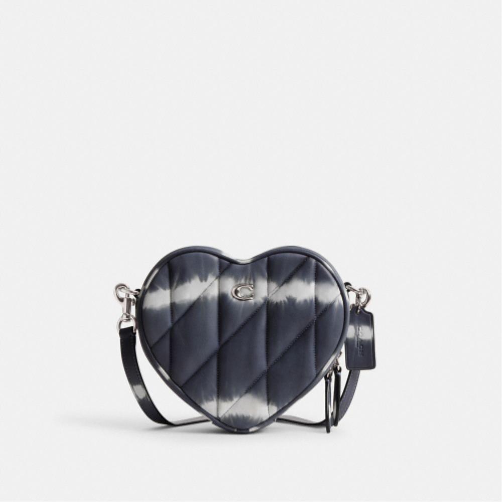 ★Coach★ Heart Crossbody Bag Quilted Tie Dye CU035 LHNI9
