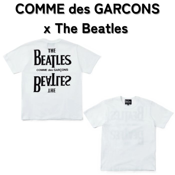 COMME des GARCONS X The Beatles バックプリント Tシャツ