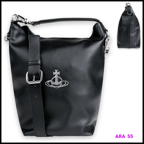 Vivienne Westwood正規品/送料関税込み Leather Bucket Bag